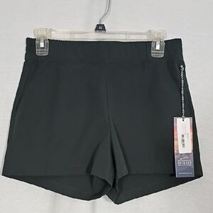 NWT Kyodan Black Woven Seersucker Short Women's Size XS Outdoor Summer
